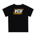 VCU Rams Virginia Commonwealth U Original Dripping Basketball Black T-Shirt by Vive La Fete - Vive La Fête - Online Apparel Store