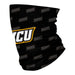 VCU Rams Virginia Commonwealth University Neck Gaiter Black All Over Logo - Vive La Fête - Online Apparel Store