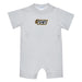 VCU Rams Virginia Commonwealth University Embroidered White Knit Short Sleeve Boys Romper