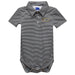 VCU Rams Virginia Commonwealth University Embroidered Black Stripe Knit Polo Onesie