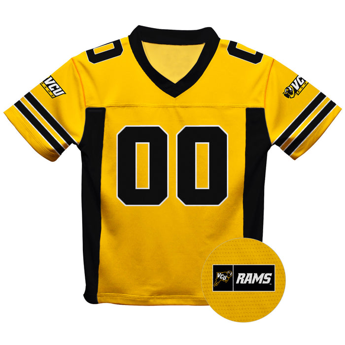 VCU Rams Virginia Commonwealth University Vive La Fete Game Day Gold Boys Fashion Football T-Shirt - Vive La Fête - Online Apparel Store