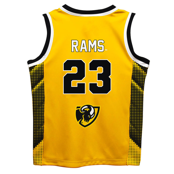 VCU Rams Virginia Commonwealth University Vive La Fete Game Day Gold Boys Fashion Basketball Top - Vive La Fête - Online Apparel Store