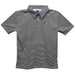 VCU Rams Virginia Commonwealth University Embroidered Black Stripes Short Sleeve Polo Box Shirt