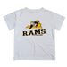 VCU Rams Virginia Commonwealth U Vive La Fete State Map White Short Sleeve Tee Shirt