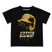VCU Rams Virginia Commonwealth University Original Dripping Baseball Hat Black T-Shirt by Vive La Fete