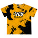 VCU Rams Virginia Commonwealth University Vive La Fete Marble Boys Game Day Gold Short Sleeve Tee