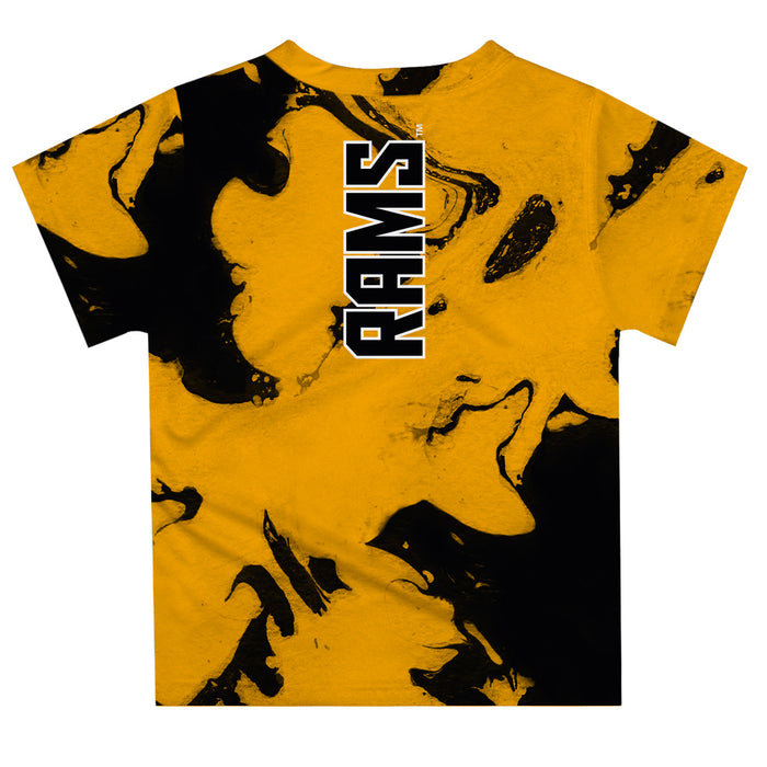 VCU Rams Virginia Commonwealth University Vive La Fete Marble Boys Game Day Gold Short Sleeve Tee - Vive La Fête - Online Apparel Store