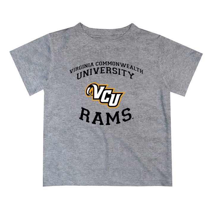 VCU Rams Virginia Commonwealth U Vive La Fete Boys Game Day V1 Heather Gray Short Sleeve Tee Shirt