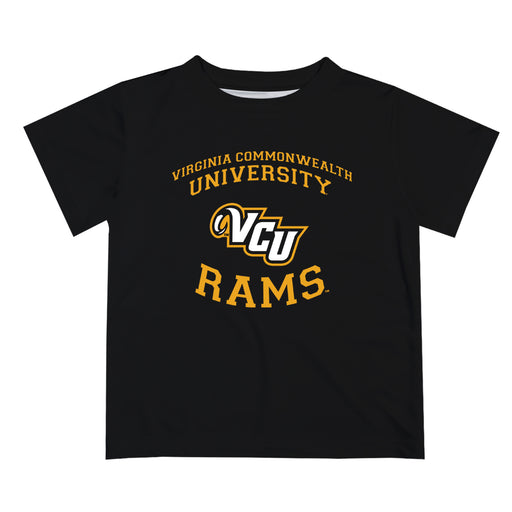 VCU Rams Virginia Commonwealth U Vive La Fete Boys Game Day V1 Black Short Sleeve Tee Shirt