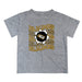VCU Rams Virginia Commonwealth U Vive La Fete Heather Gray Art V1 Short Sleeve Tee Shirt
