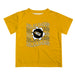 VCU Rams Virginia Commonwealth U Vive La Fete Gold Art V1 Short Sleeve Tee Shirt