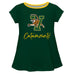 Vermont Catamounts Vive La Fete Girls Game Day Short Sleeve Green Top with School Logo and Name - Vive La Fête - Online Apparel Store