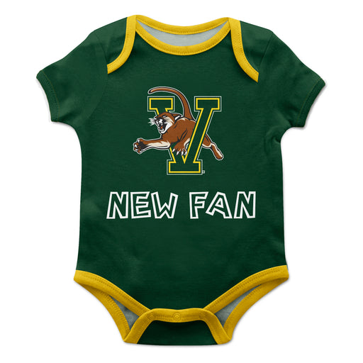 Vermont Catamounts Vive La Fete Infant Game Day Green Short Sleeve Onesie New Fan Logo and Mascot Bodysuit - Vive La Fête - Online Apparel Store