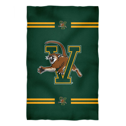 Vermont Catamounts Vive La Fete Game Day Absorvent Premium Green Beach Bath Towel 51 x 32" Logo and Stripes" - Vive La Fête - Online Apparel Store