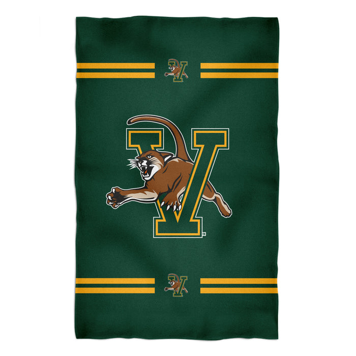 Vermont Catamounts Vive La Fete Game Day Absorvent Premium Green Beach Bath Towel 51 x 32" Logo and Stripes" - Vive La Fête - Online Apparel Store