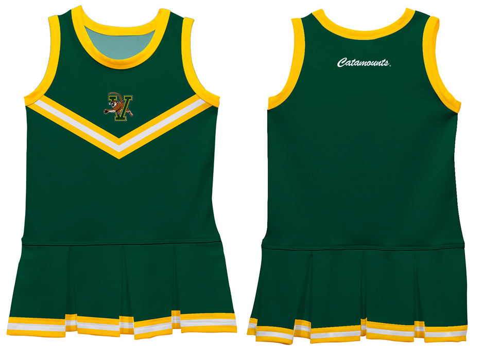 Vermont Catamounts Vive La Fete Game Day Green Sleeveless Cheerleader Dress - Vive La Fête - Online Apparel Store