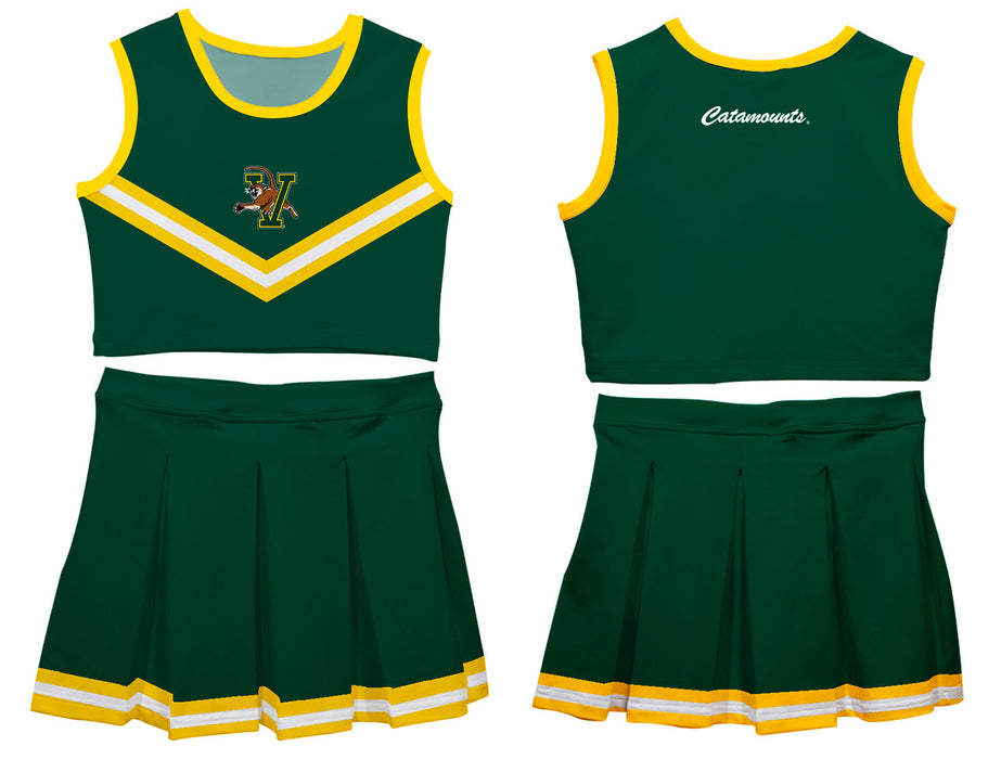Vermont Catamounts Vive La Fete Game Day Green Sleeveless Cheerleader Set - Vive La Fête - Online Apparel Store