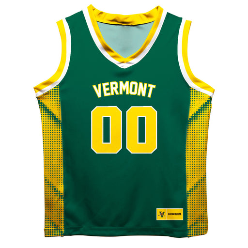 Vermont Catamounts Vive La Fete Game Day Green Boys Fashion Basketball Top