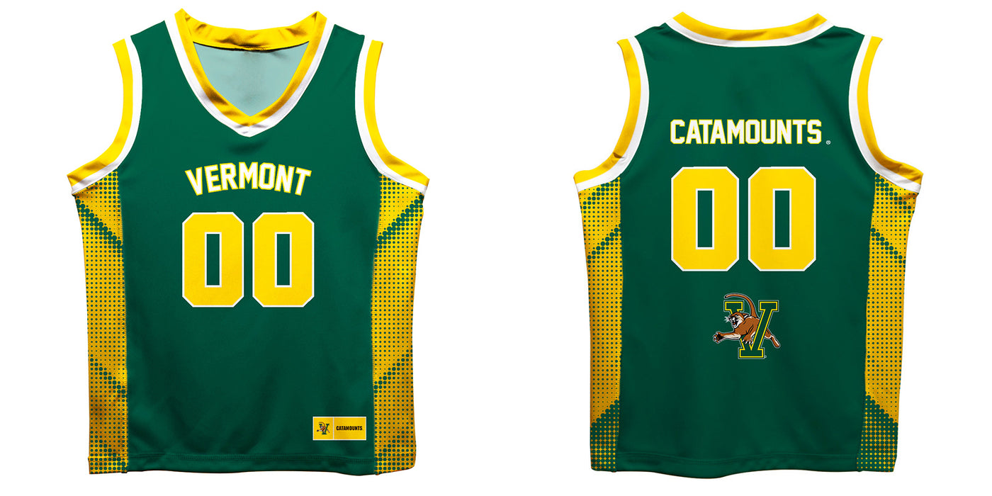 Vermont Catamounts Vive La Fete Game Day Green Boys Fashion Basketball Top - Vive La Fête - Online Apparel Store
