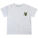 Vermont Catamounts Hand Sketched Vive La Fete Impressions Artwork Boys White Short Sleeve Tee Shirt