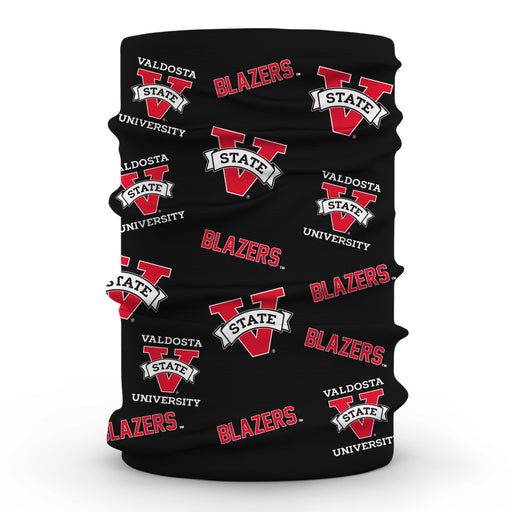 Valdosta State Blazers Neck Gaiter Black All Over Logo V - Vive La Fête - Online Apparel Store
