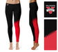Valdosta Blazers Vive la Fete Game Day Collegiate Leg Color Block Women Black Red Yoga Leggings - Vive La Fête - Online Apparel Store