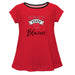 Valdosta Blazers Vive La Fete Girls Game Day Short Sleeve Red Top with School Logo and Name - Vive La Fête - Online Apparel Store