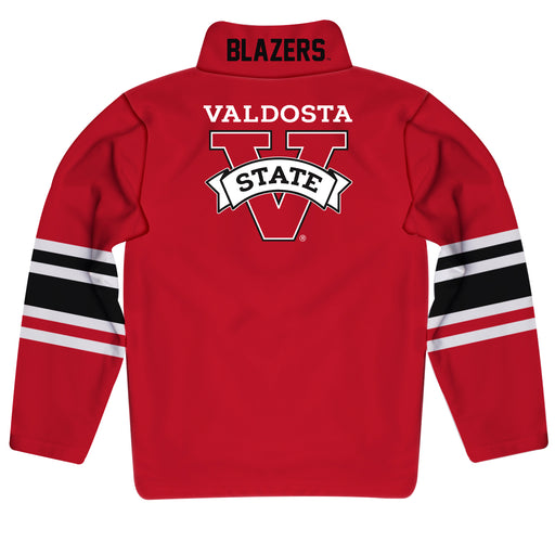 Valdosta State Blazers Vive La Fete Game Day Red Quarter Zip Pullover Stripes on Sleeves - Vive La Fête - Online Apparel Store