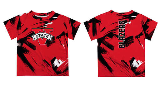 Valdosta Blazers Vive La Fete Boys Game Day Red Short Sleeve Tee Paint Brush - Vive La Fête - Online Apparel Store