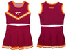 Virginia Tech Hokies Vive La Fete Game Day Maroon Sleeveless Cheerleader Set - Vive La Fête - Online Apparel Store