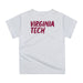 Virginia Tech Hokies VT  Original Dripping Football Helmet T-Shirt by Vive La Fete - Vive La Fête - Online Apparel Store