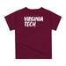 Virginia Tech Hokies VT  Original Dripping Football Helmet T-Shirt by Vive La Fete - Vive La Fête - Online Apparel Store