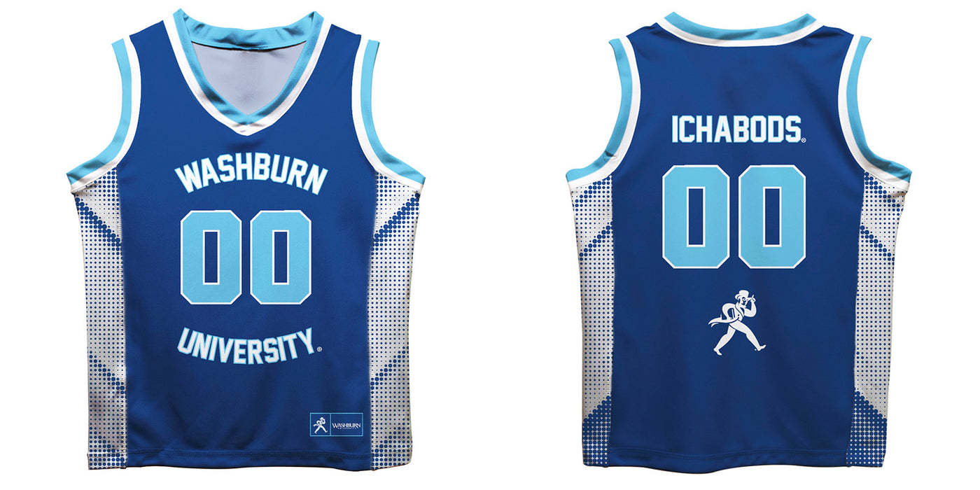 Washburn Ichabods Vive La Fete Game Day Blue Boys Fashion Basketball Top - Vive La Fête - Online Apparel Store