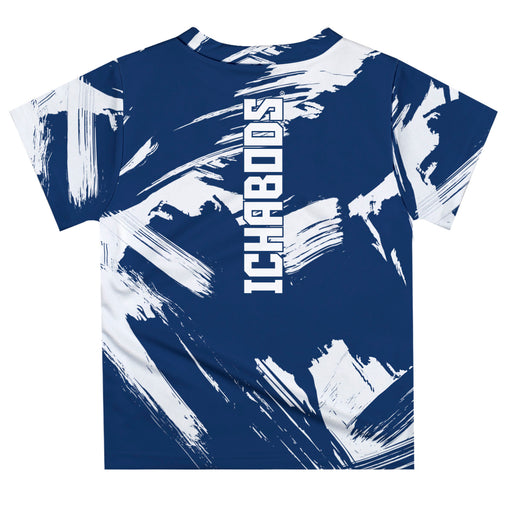 Washburn Ichabods Vive La Fete Boys Game Day Blue Short Sleeve Tee Paint Brush - Vive La Fête - Online Apparel Store