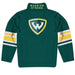 Wayne State University Warriors Vive La Fete Game Day Green Quarter Zip Pullover Stripes on Sleeves - Vive La Fête - Online Apparel Store