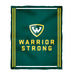 Wayne State University Warriors Vive La Fete Kids Game Day Green Plush Soft Minky Blanket 36 x 48 Mascot