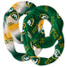 Wayne State Warriors Vive La Fete All Over Logo Collegiate Women Set of 2 Light Weight Ultra Soft Infinity Scarfs