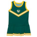Wayne State Warriors Vive La Fete Game Day Green Sleeveless Cheerleader Dress