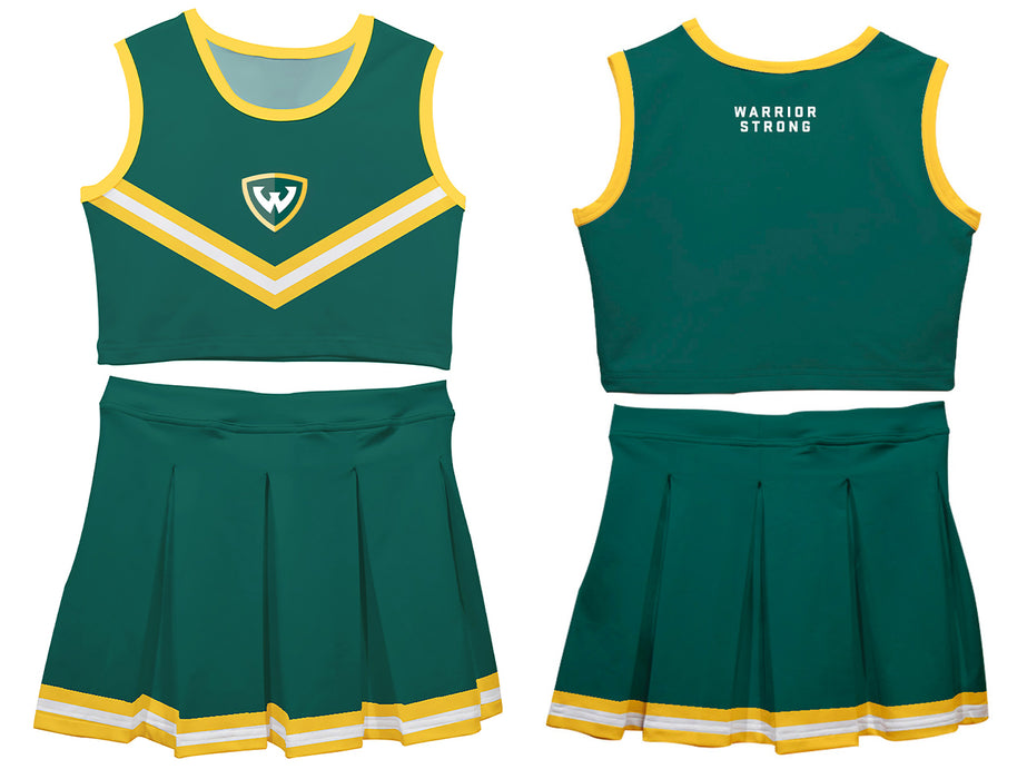 Wayne State Warriors Vive La Fete Game Day Green Sleeveless Cheerleader Set - Vive La Fête - Online Apparel Store
