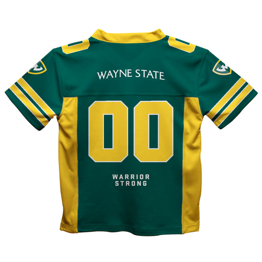 Wayne State University Warriors Vive La Fete Game Day Green Boys Fashion Football T-Shirt - Vive La Fête - Online Apparel Store