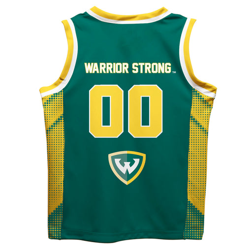 Wayne State University Warriors Vive La Fete Game Day Green Boys Fashion Basketball Top - Vive La Fête - Online Apparel Store