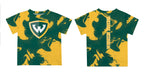 Wayne State University Warriors Vive La Fete Marble Boys Game Day Green Short Sleeve Tee - Vive La Fête - Online Apparel Store