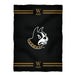 Wofford Stripes Black Fleece Blanket - Vive La Fête - Online Apparel Store