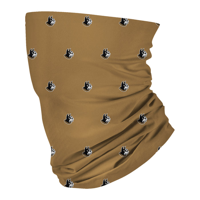 Wofford Terriers Vive La Fete All Over Logo Game Day Collegiate Face Cover Soft 4-Way Stretch Two Ply Neck Gaiter - Vive La Fête - Online Apparel Store