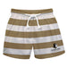 Wofford Terriers Vive La Fete Game Day Gold White Flag Swimtrunks V1