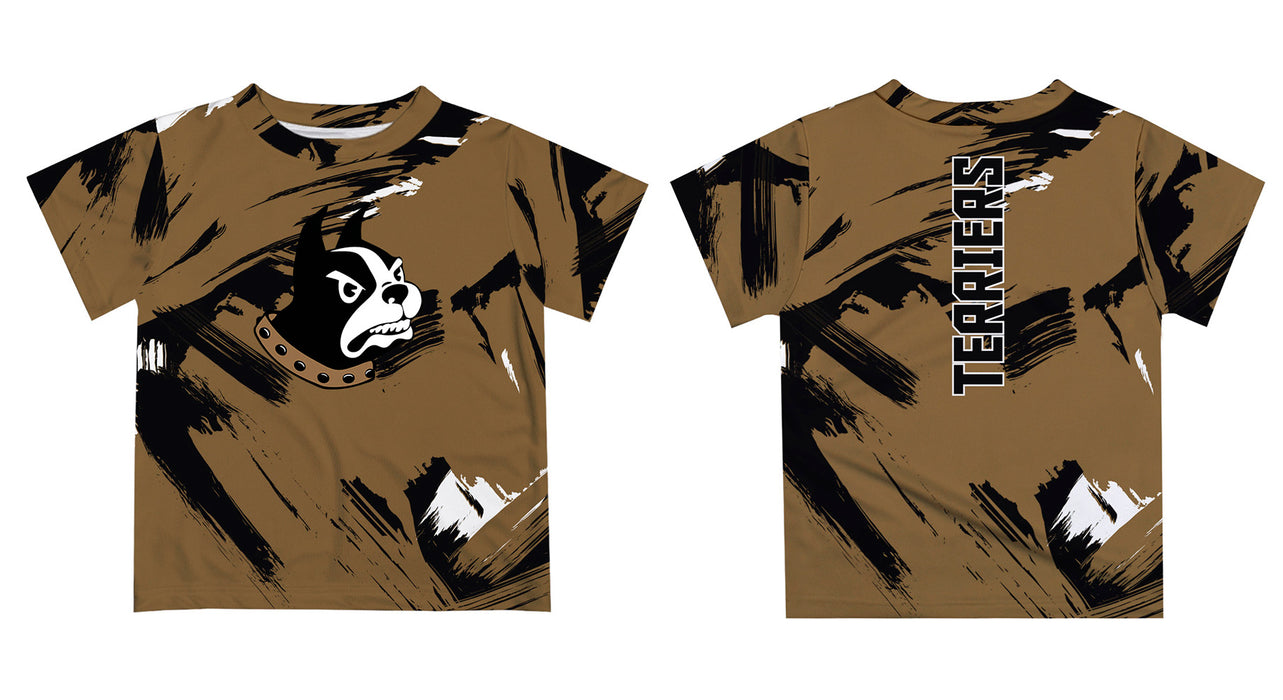Wofford Terriers Vive La Fete Boys Game Day Gold Short Sleeve Tee Paint Brush - Vive La Fête - Online Apparel Store