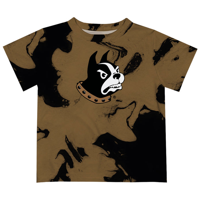 Wofford Terriers Vive La Fete Marble Boys Game Day Gold Short Sleeve Tee