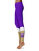 Western Carolina Catamounts Vive la Fete Game Day Collegiate Ankle Color Block Women Purple Gold Yoga Leggings - Vive La Fête - Online Apparel Store