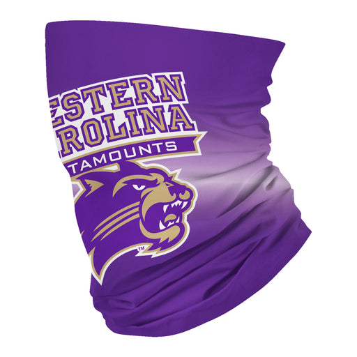 Western Carolina Catamounts Neck Gaiter Degrade Purple and White - Vive La Fête - Online Apparel Store