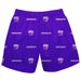 Western Carolina Catamounts Short Purple All Over Logo - Vive La Fête - Online Apparel Store